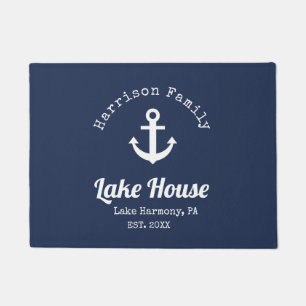 Tapete Nome da Família Modern Lake House