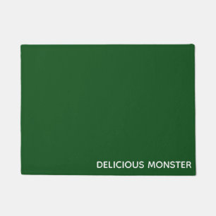 Tapete Nome de cor verde do Monster delicioso