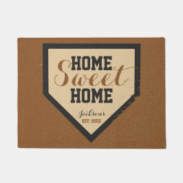 Tapete Nome de família doce Home da placa Home