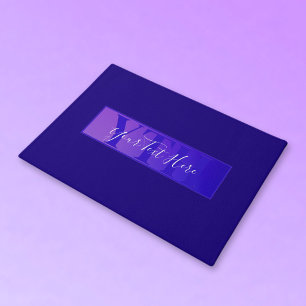 Tapete Nome de Script Elegante Moderno e Monograma Roxo