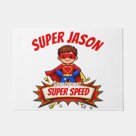 Tapete Nome de Super-Herói Infantil Personalizado & Super