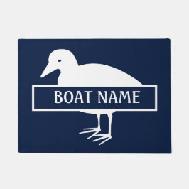 Tapete Nome do barco Bird Dock Mat