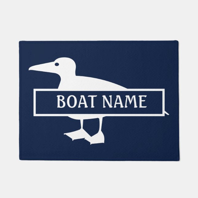 Tapete Nome do barco Pato Dock Mat (Frente)