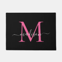 Nome do Script Monograma Personalizado de Cor-de-R