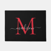 Nome do Script Monograma Personalizado Elegante Bl