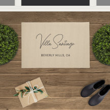 Nome Moderno Personalizado da Residência Doméstica