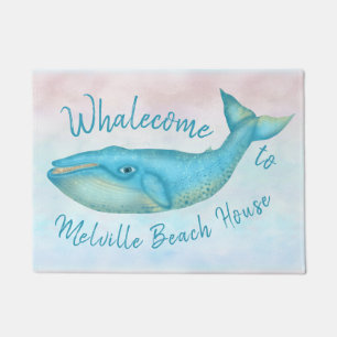 Tapete Nome náutico de Whalecome   da baleia azul de cas