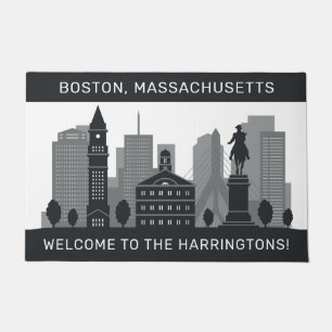 Tapete Nome Personalizado Boston Massachusetts
