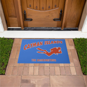 Tapete Nome Personalizado & Cor Cayman Islands Mergulhado