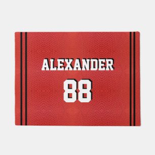 Tapete Nome personalizado da Equipe Esportiva de Basquete