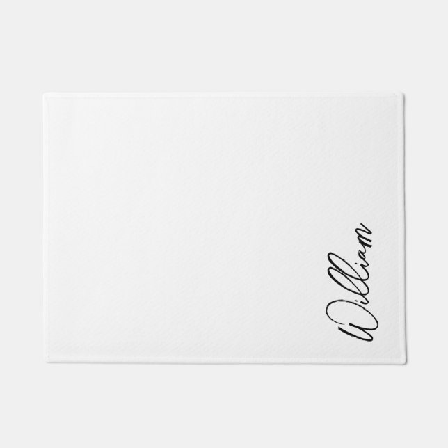Tapete Nome Personalizado de Script Moderno (Frente)
