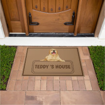 nome personalizado do DOG Sign House do recuperado