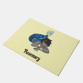 Tapete Nome personalizado Lady Mermaid
