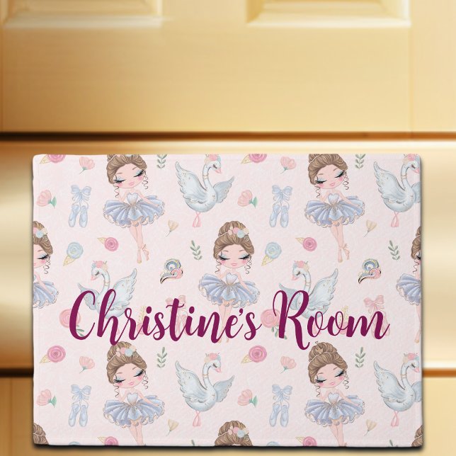Tapete Nome Personalizado Minha Ballerina Doce (Criador carregado)