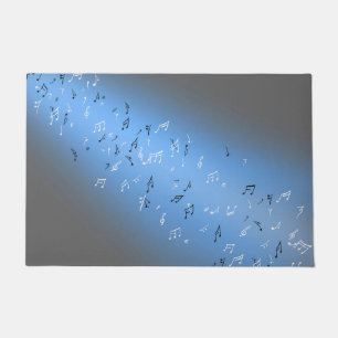 Tapete Notas Musicais da Lua Azul