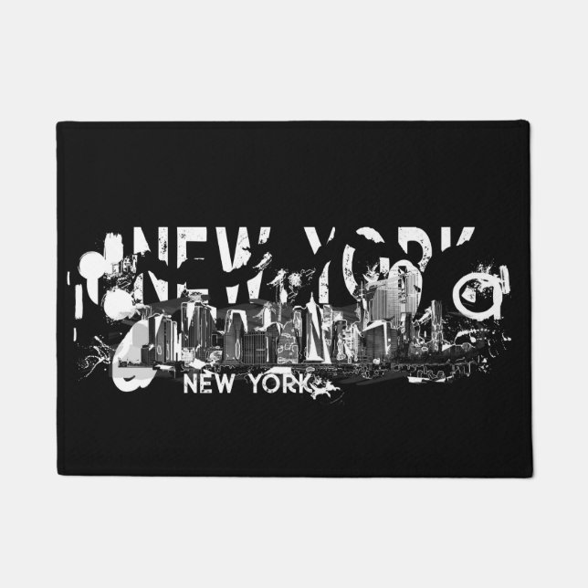 Tapete Nova Iorque Manhattan Skyline - abstrato (Frente)