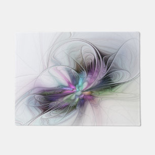 Tapete Nova Vida, Fantasia Colorida de Arte Fractal Abstr