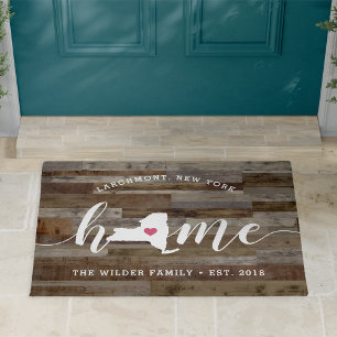 Tapete Nova York Home State Personalizado Wood Look