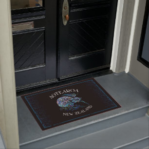 TAPETE NOVA ZEALAND MAP RINGS PAUA DOORMAT