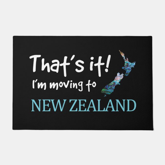 TAPETE NOVA ZEALAND MAP SIMPLES PAUA (Frente)