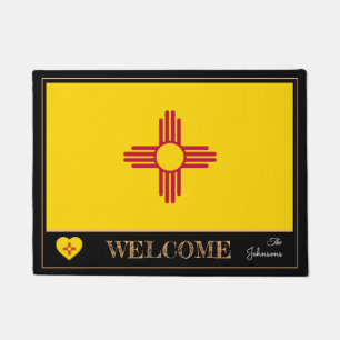 Tapete Novo México & Novo México Bandeira house mat /sp
