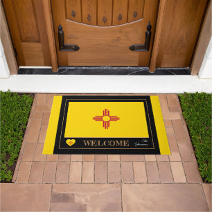 Tapete Novo México & Novo México Bandeira house mat /sp
