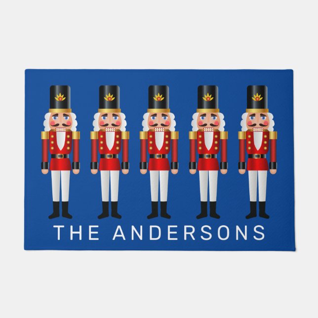 Tapete Nozes Vermelhas e Brancas  (Frente)