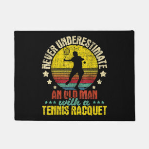 Tapete Nunca Subestime Um Velho Homem - Tênis Racket Spo