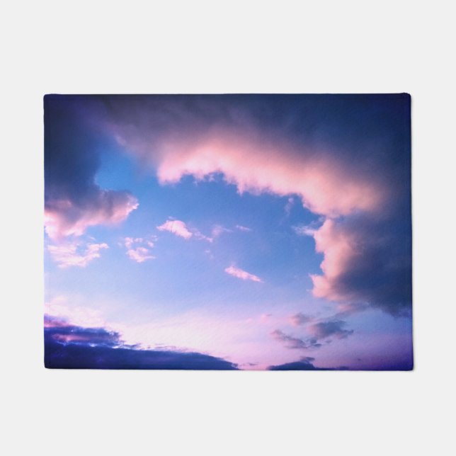 Tapete Nuvens cor-de-rosa (Frente)