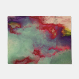 Tapete Nuvens negras coloridas com pincel de abstrato, ar