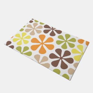 Tapete O abstrato floresce cores retros