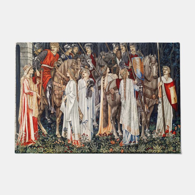 Tapete O Armo e a Partida dos Cavaleiros (Frente)