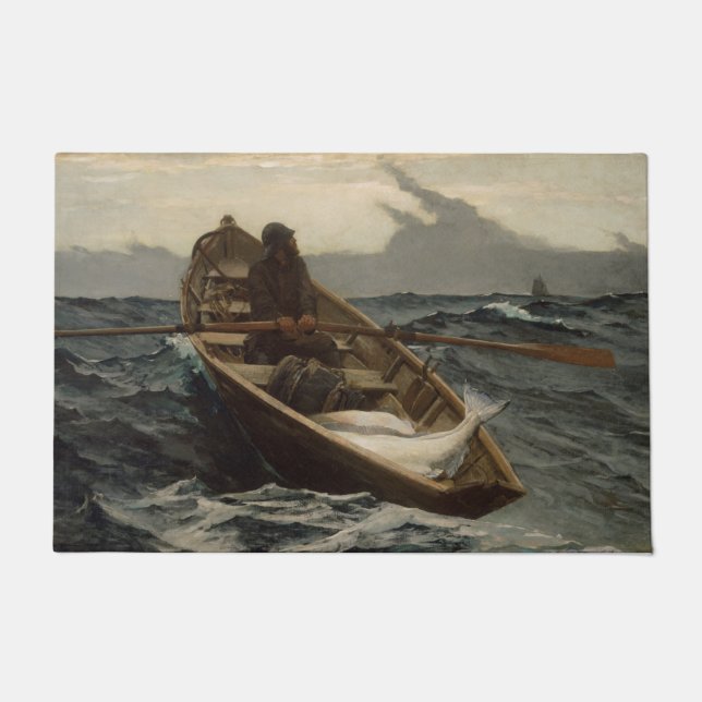 Tapete O aviso de voo (por Winslow Homer) (Frente)
