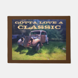 Tapete O Carro vintage clássico precisa amar uma porta cl