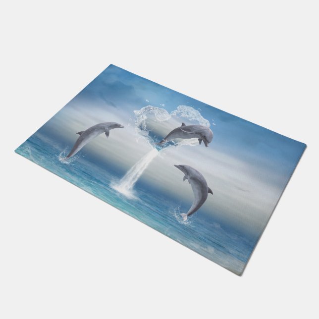 Tapete O Coração Dos Golfinhos (Inclinado)