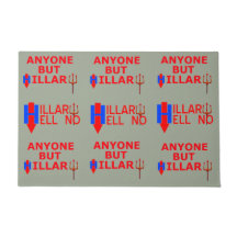 O design original de Anti-HILLARY pela ESTEIRA do