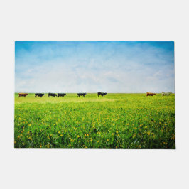 Tapete O Doormat "até as vacas vem em casa "