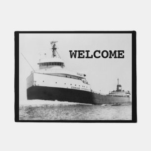 Tapete O Edmund Fitzgerald no rio St. Clair