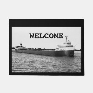 Tapete O Edmund Fitzgerald no rio St. Clair