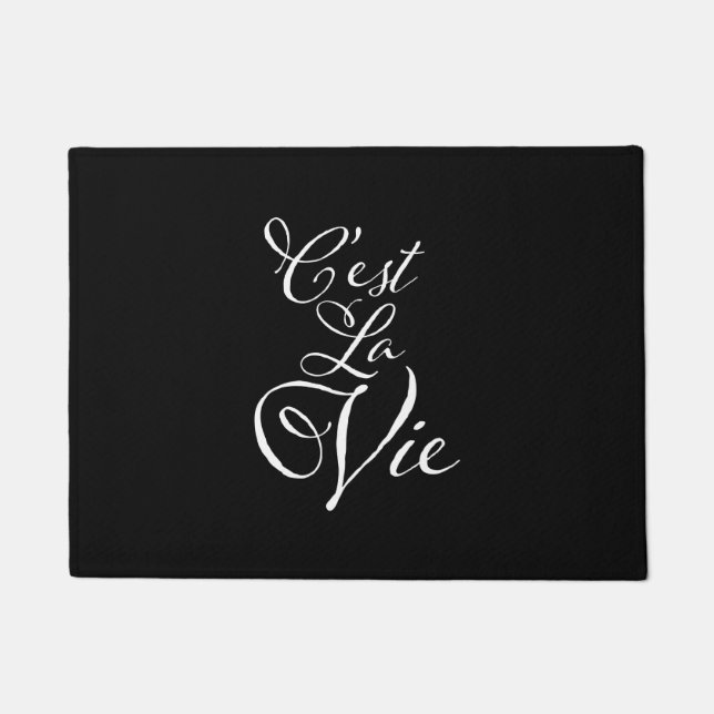Tapete O La de C'est Vie - o francês para o esse é vida! (Frente)