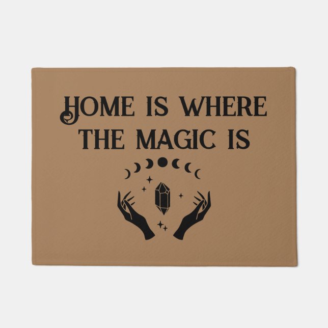 Tapete O lar é onde a magia está (Frente)