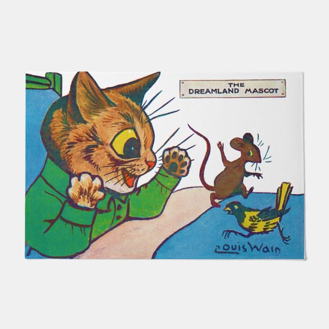 Tapete O Mascote Dreamland, Louis Wain (Frente)