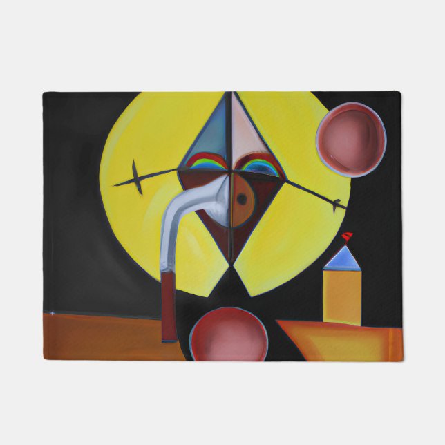 Tapete O Médico da Peste - Pintura a Óleo (Frente)