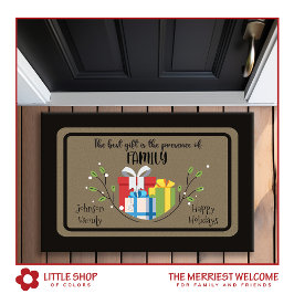 Tapete O Melhor Presente é o Natal Personalizado em Famíl