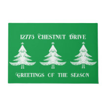 O meu endereço num Natal Festivo