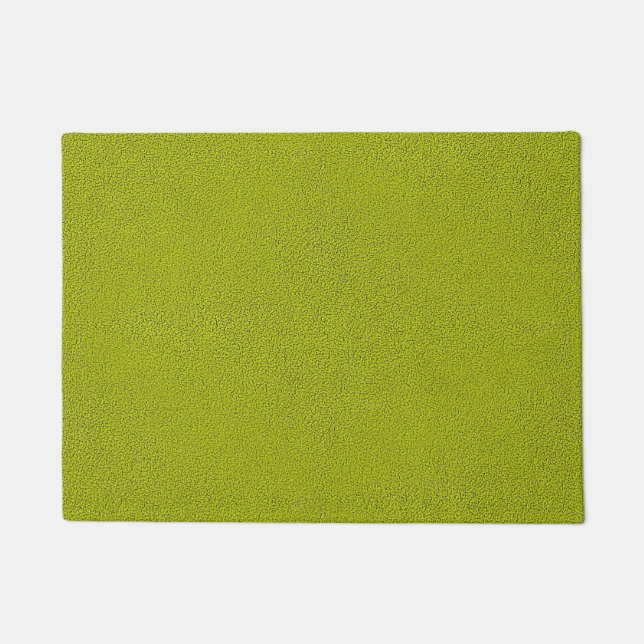 Tapete O olhar do Snuggly Chartreuse Green Suede (Frente)