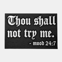 TAPETE O PENSAMENTO NÃO ME DEVE TENTAR