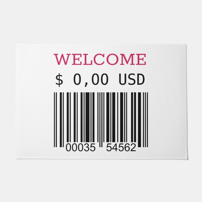 Tapete O que é do Free? Etiqueta de preço (Frente)