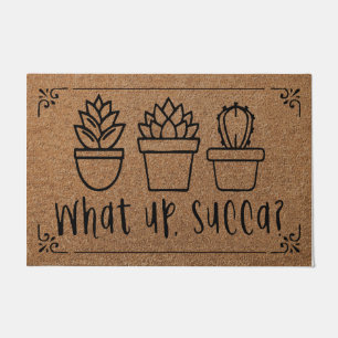 Tapete O que foi, Succa Doormat, Succulent Doormat