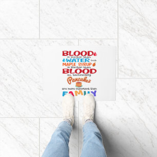 Tapete O sangue é mais espesso do que a água, mas o arbus